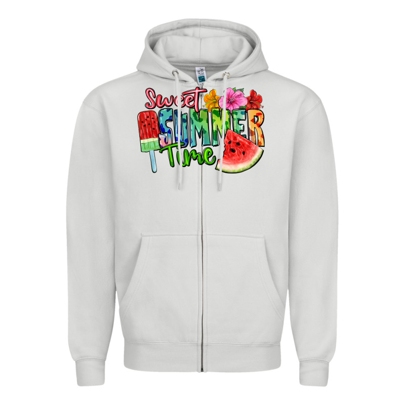 Sweet Summer Time Zipper Hoodie by FaDigitalArtStudio | Teevron