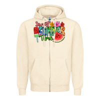 Sandshell Sweet summer time Zipper Hoodie - FaDigitalArtStudio
