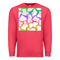 Cardinal watercolor rainbow cow seamless pattern Premium Sweatshirt - BundleAndBundleShop