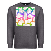 Charcoal Heather watercolor rainbow cow seamless pattern Premium Sweatshirt - BundleAndBundleShop
