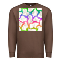 Chestnut watercolor rainbow cow seamless pattern Premium Sweatshirt - BundleAndBundleShop