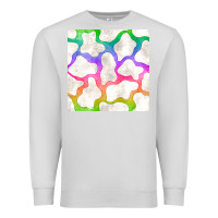 Dove Grey watercolor rainbow cow seamless pattern Premium Sweatshirt - BundleAndBundleShop