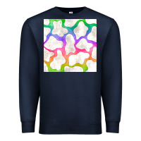 Navy watercolor rainbow cow seamless pattern Premium Sweatshirt - BundleAndBundleShop