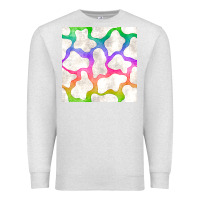Oatmeal Heather watercolor rainbow cow seamless pattern Premium Sweatshirt - BundleAndBundleShop