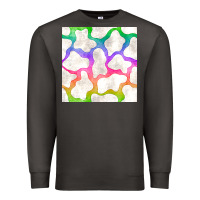 Smoke watercolor rainbow cow seamless pattern Premium Sweatshirt - BundleAndBundleShop