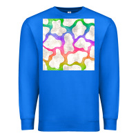 True Royal watercolor rainbow cow seamless pattern Premium Sweatshirt - BundleAndBundleShop