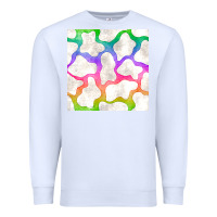 White watercolor rainbow cow seamless pattern Premium Sweatshirt - BundleAndBundleShop