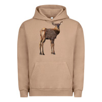 Pigment Burro elk fawn deer Urban Hoodie - LillyAllenDesigns