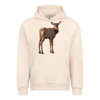 Sandshell elk fawn deer Urban Hoodie - LillyAllenDesigns