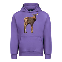 Tulip elk fawn deer Urban Hoodie - LillyAllenDesigns