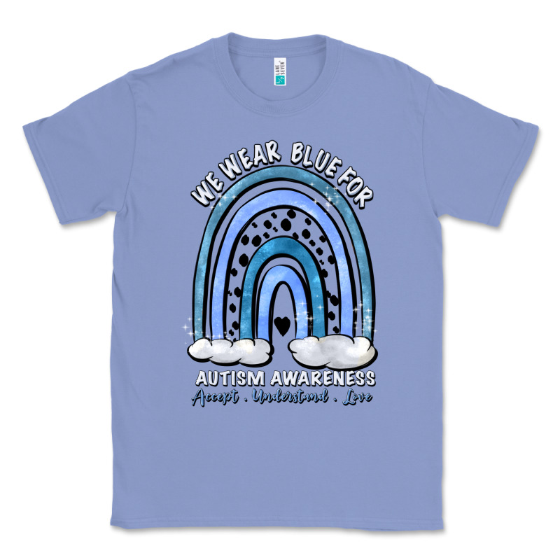We Wear Blue For Autism Awareness Accept Understan Classic Tee by Artiststas | Teevron