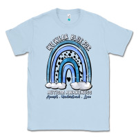 Dusty Blue we wear blue for autism awareness accept understan Classic Tee - Artiststas