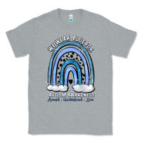 Heather Grey we wear blue for autism awareness accept understan Classic Tee - Artiststas