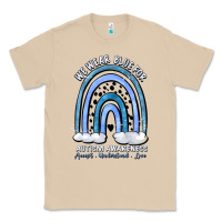 Mushroom we wear blue for autism awareness accept understan Classic Tee - Artiststas