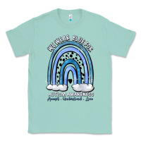 Seafoam we wear blue for autism awareness accept understan Classic Tee - Artiststas