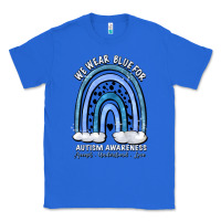 True Royal we wear blue for autism awareness accept understan Classic Tee - Artiststas