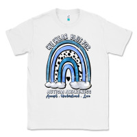 White we wear blue for autism awareness accept understan Classic Tee - Artiststas