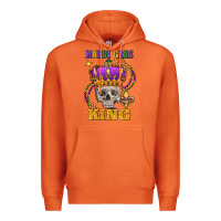 Carrot Skull Mardi Gras king Premium Hoodie - FaDigitalArtStudio