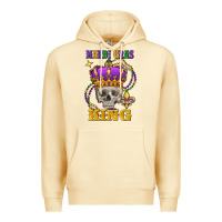 Pina Colada Skull Mardi Gras king Premium Hoodie - FaDigitalArtStudio