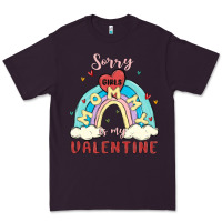 Plum sorry girls mommy is valentine Premium Tee - MaliasSmallBusiness