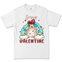 White sorry girls mommy is valentine Premium Tee - MaliasSmallBusiness