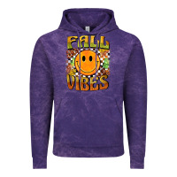 Cloud Purple fall vibes smiley face Vintage Hoodie - BarkalooDesign