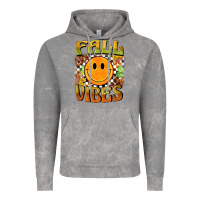 Cloud Rock fall vibes smiley face Vintage Hoodie - BarkalooDesign