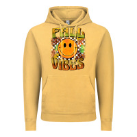 Vintage Mustard fall vibes smiley face Vintage Hoodie - BarkalooDesign