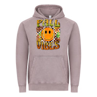 Vintage Zinc fall vibes smiley face Vintage Hoodie - BarkalooDesign