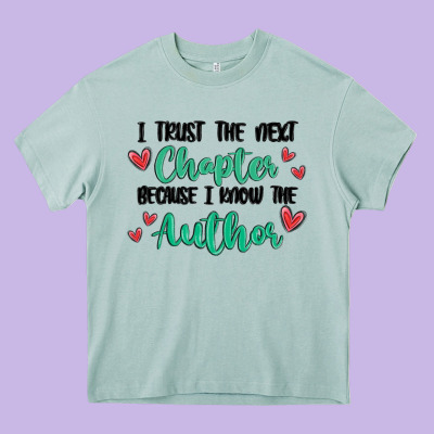 Capter Author Heavy Core Tee Designed By Maliassmallbusiness