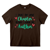 Chocolate Brown capter author Heavy Core Tee - MaliasSmallBusiness