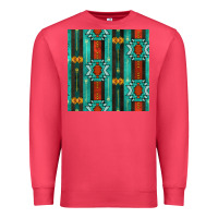 Cardinal native american aztec seamless pattern 5 Premium Sweatshirt - BundleAndBundleShop
