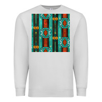 Dove Grey native american aztec seamless pattern 5 Premium Sweatshirt - BundleAndBundleShop