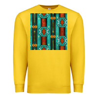 Lemon native american aztec seamless pattern 5 Premium Sweatshirt - BundleAndBundleShop
