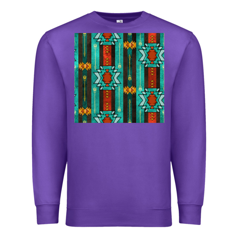 Native American Aztec Seamless Pattern 5 Premium Sweatshirt by BundleAndBundleShop | Teevron