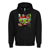 Black its fine were fine everything is fine cnacrew Zipper Hoodie - FaDigitalArtStudio