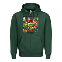 Sports Green its fine were fine everything is fine cnacrew Zipper Hoodie - FaDigitalArtStudio