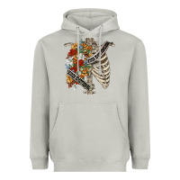 Moon Dust kinda emotionless kinda emotional skeleton chest Heavyweight Hoodie - FaDigitalArtStudio