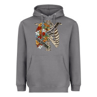 Storm kinda emotionless kinda emotional skeleton chest Heavyweight Hoodie - FaDigitalArtStudio