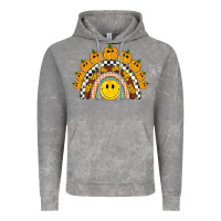 Cloud Rock fall smiley face groovy rainbow Vintage Hoodie - BarkalooDesign