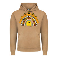Vintage Camel fall smiley face groovy rainbow Vintage Hoodie - BarkalooDesign