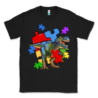 Black autism t rex Classic Tee - Artiststas