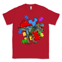 Red autism t rex Classic Tee - Artiststas