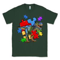 Sports Green autism t rex Classic Tee - Artiststas