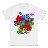 White autism t rex Classic Tee - Artiststas