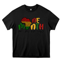 Black one month cant hold our history Heavy Core Tee - MaliasSmallBusiness