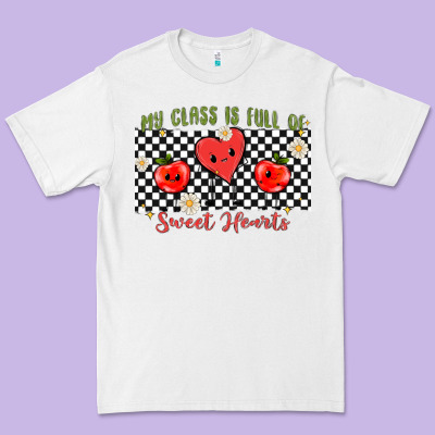 My Class Full Of Sweet Hearts Premium Tee Designed By Maliassmallbusiness