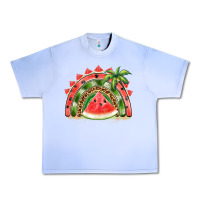 Grape Ice watermelon slice  rainbow Urban Heavy Tee - BarkalooDesign