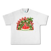 Lunar Rock watermelon slice  rainbow Urban Heavy Tee - BarkalooDesign