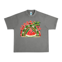 Tornado watermelon slice  rainbow Urban Heavy Tee - BarkalooDesign